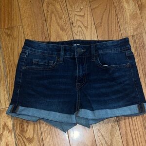 Aero Dark Blue Denim Women's Shorts